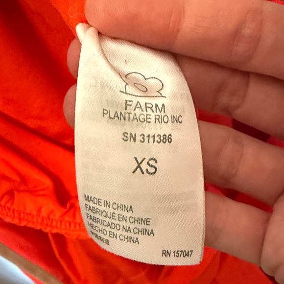 Farm Rio One-Shoulder Red Dress - Picture 2 of 3